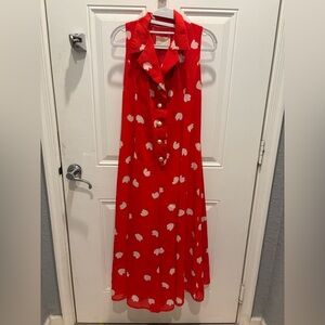 Vintage alberto makali romper silk dress small